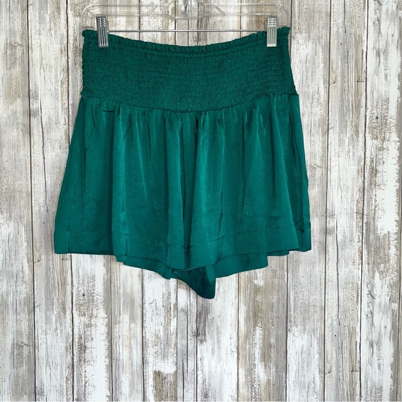 TCEC High Rise Hunter Green Shorts - Picture 2 of 5